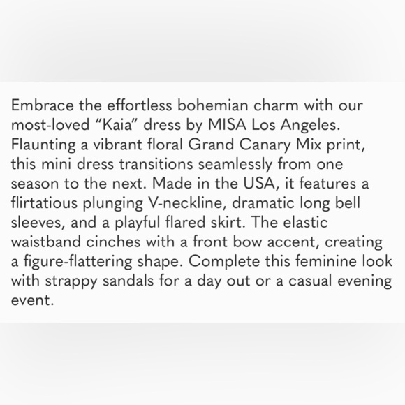 MISA Los Angeles “Kaia” Dress in Grand Canary Mix - Boho Chic Mini Size XL NWT - Picture 4 of 16